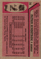 1987 Topps Patrik Sundstrom #34