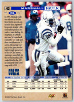 1996 Pro Line Marshall Faulk #43
