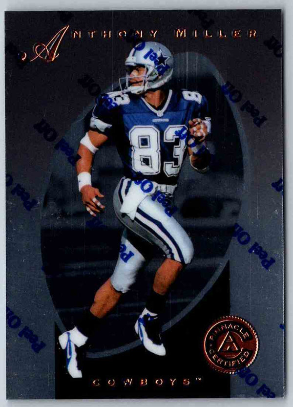 1997 Pinnacle Certified NFL Anthony Miller #86