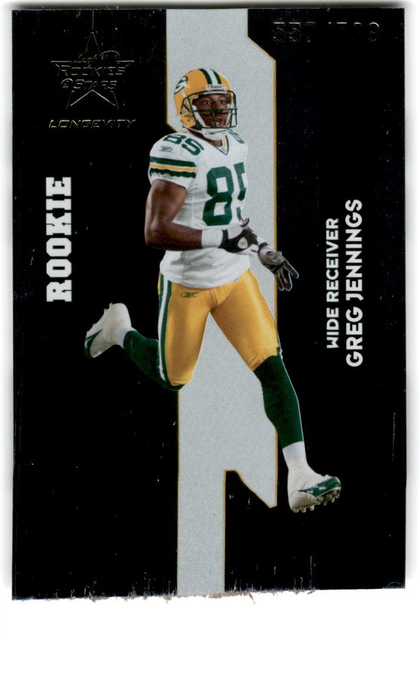 2006 Leaf Rookies & Stars Rookie Autographs Longevity Greg Jennings #221