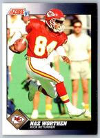 1991 Score Naz Worthen #478