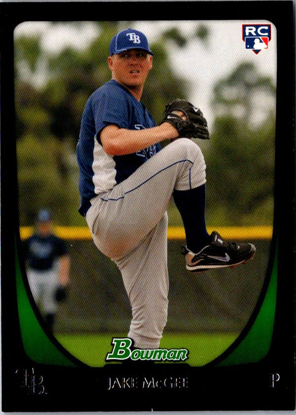 2011 Bowman Jake McGee #191 Rookie