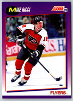 1991 Score American Mike Ricci #28