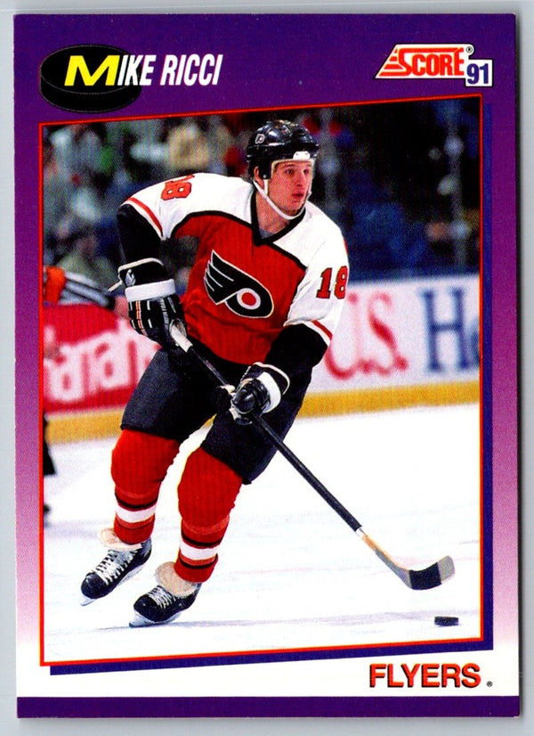 1991 Score American Mike Ricci #28