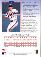 2001 Donruss Studio Jose Cruz Jr. #31