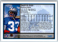 1999 Topps Sedrick Irvin #349