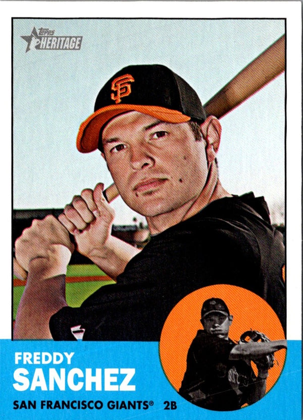 2012 Topps Heritage Freddy Sanchez #185