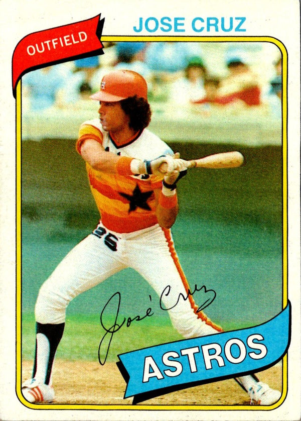 1980 Topps Jose Cruz #722