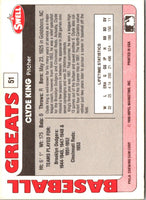 1991 Swell Baseball Greats Clyde King #51