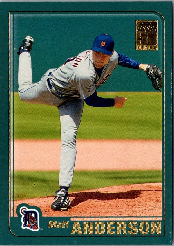 2001 Topps Matt Anderson #62