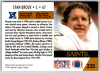 1991 Pro Set Stan Brock #235