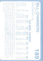 1989 Collegiate Collection North Carolina's Finest Bill Chambers #189