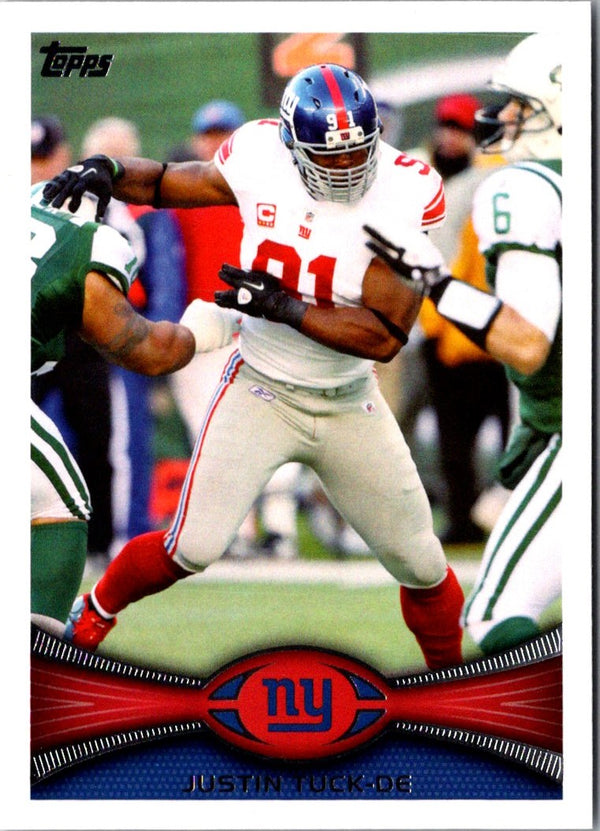 2012 Topps Justin Tuck #373