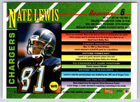 1993 Bowman Football Nate Lewis #6