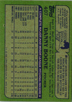 1982 Topps Danny Boone #407 Rookie