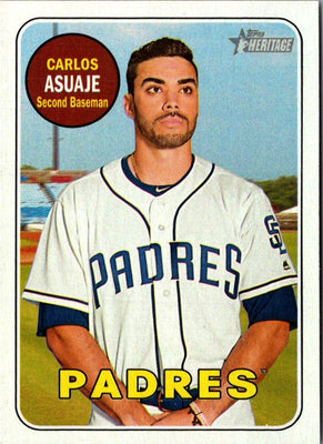 2018 Topps Heritage Carlos Asuaje #203