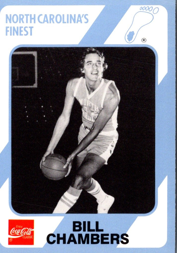 1989 Collegiate Collection North Carolina's Finest Bill Chambers