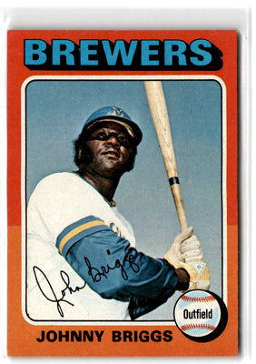 1975 Topps Johnny Briggs #123 EXMT