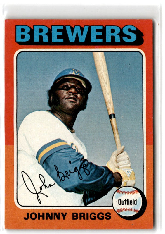 1975 Topps Johnny Briggs #123 EXMT