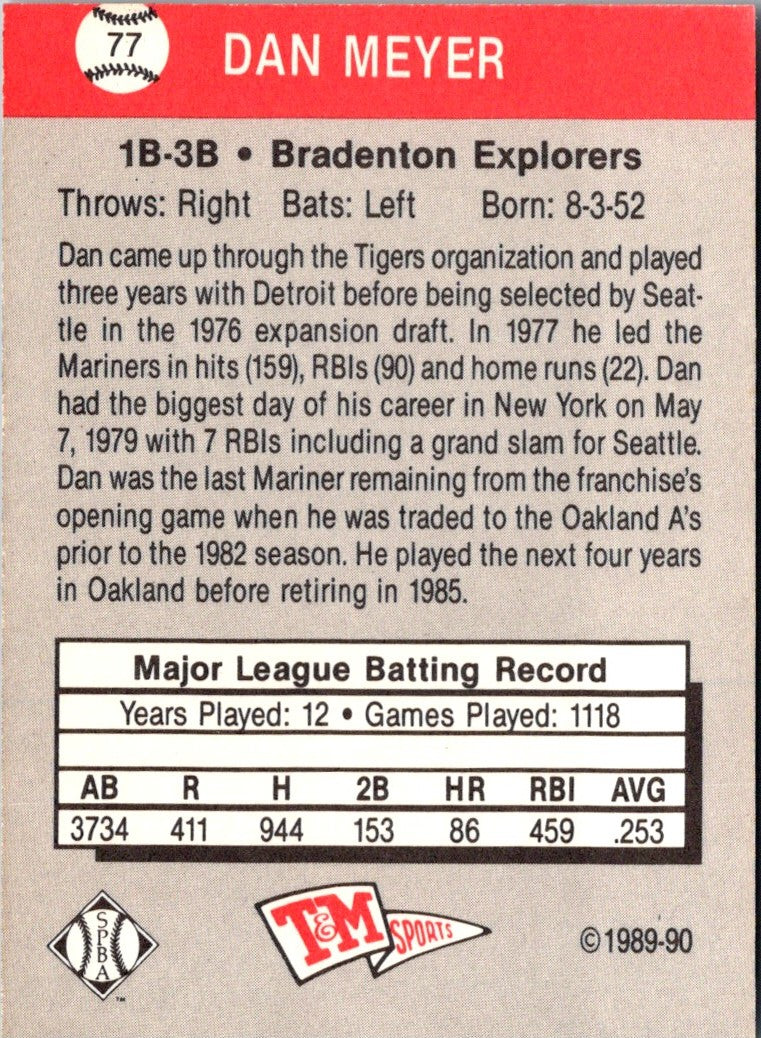 1989 T&M Senior League Dan Meyer