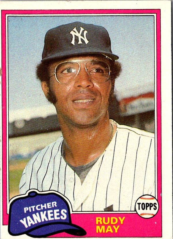 1981 Topps Rudy May #179