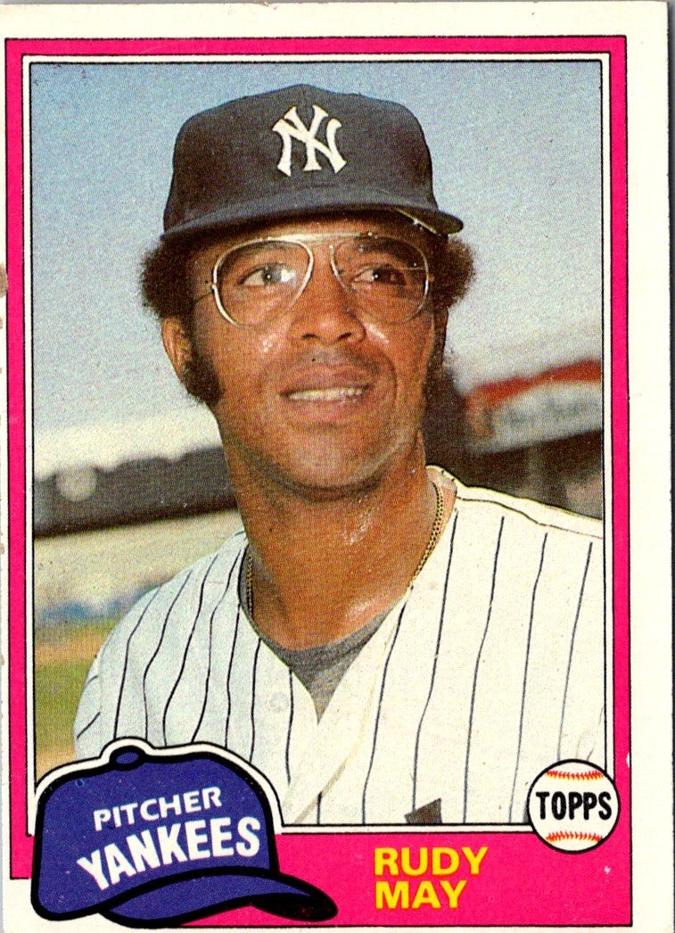 1981 Topps Rudy May