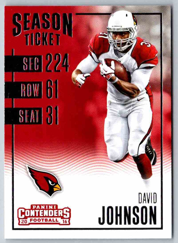 2016 Contenders David Johnson #14