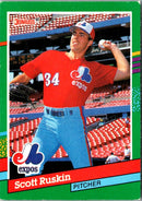 1991 Donruss Scott Ruskin