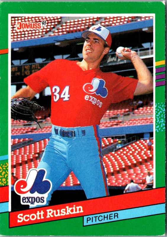 1991 Donruss Scott Ruskin #612