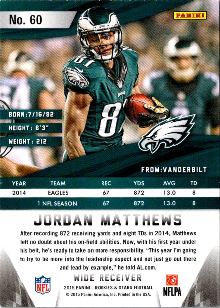 2015 Panini Rookies & Stars Jordan Matthews