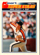 1990 Topps Kmart Super Stars Mike Scott