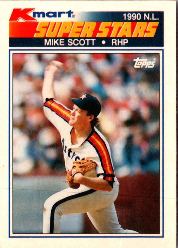 1990 Topps Kmart Super Stars Mike Scott #9