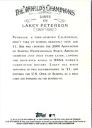 2015 Topps Allen & Ginter Lakey Peterson