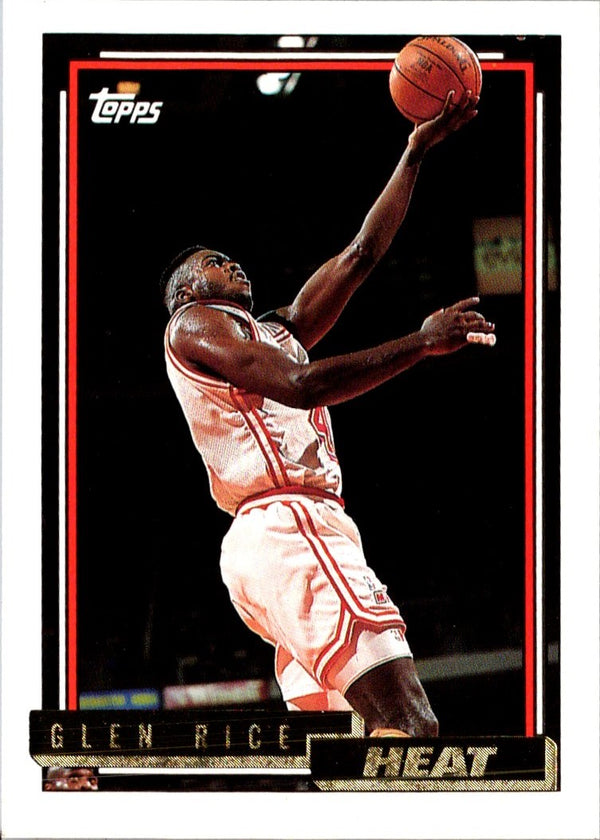 1992 Topps Glen Rice #77