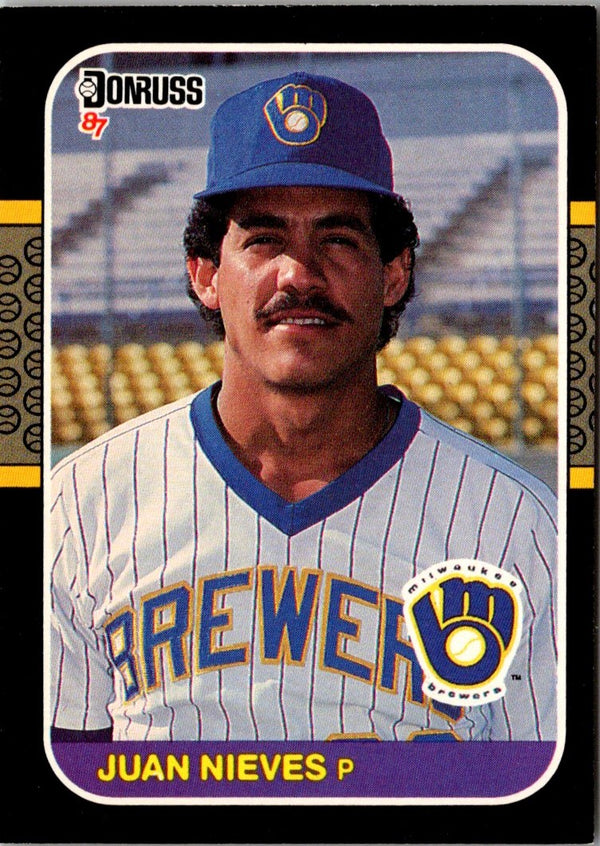 1987 Donruss Juan Nieves #90