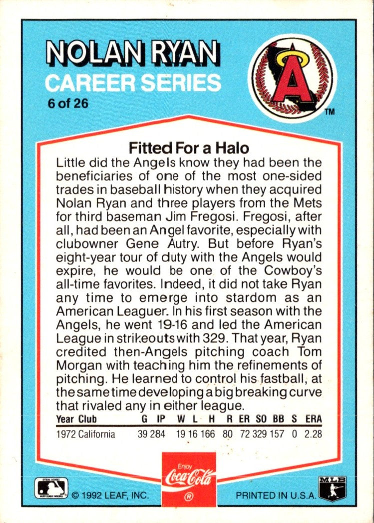 1992 Donruss Nolan Ryan