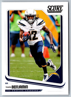 2018 Score Scorecard Travis Benjamin #184