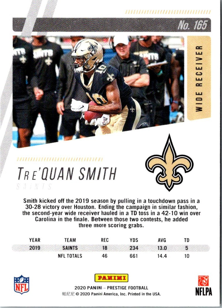 2020 Panini Prestige Tre'Quan Smith