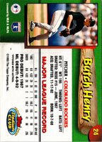 1993 Stadium Club Colorado Rockies Butch Henry #24