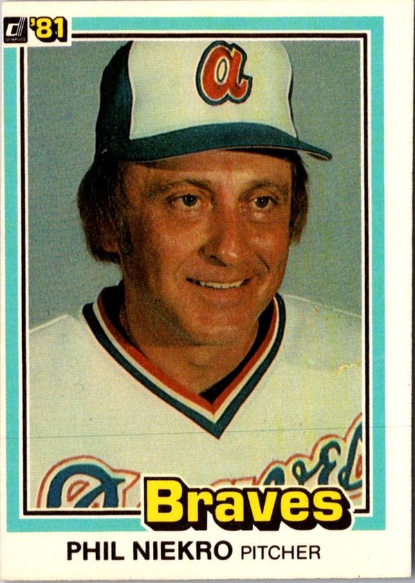 1981 Donruss Phil Niekro #328