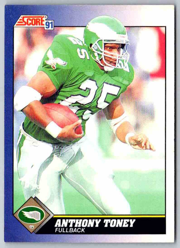 1991 Score Anthony Toney #96