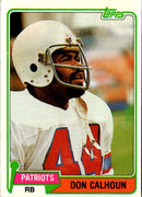 1981 Topps Don Calhoun