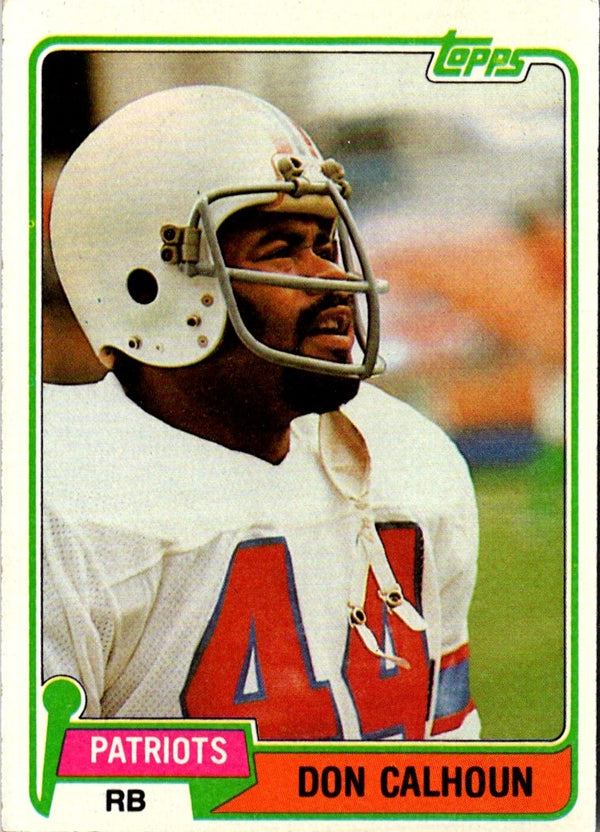 1981 Topps Don Calhoun #7
