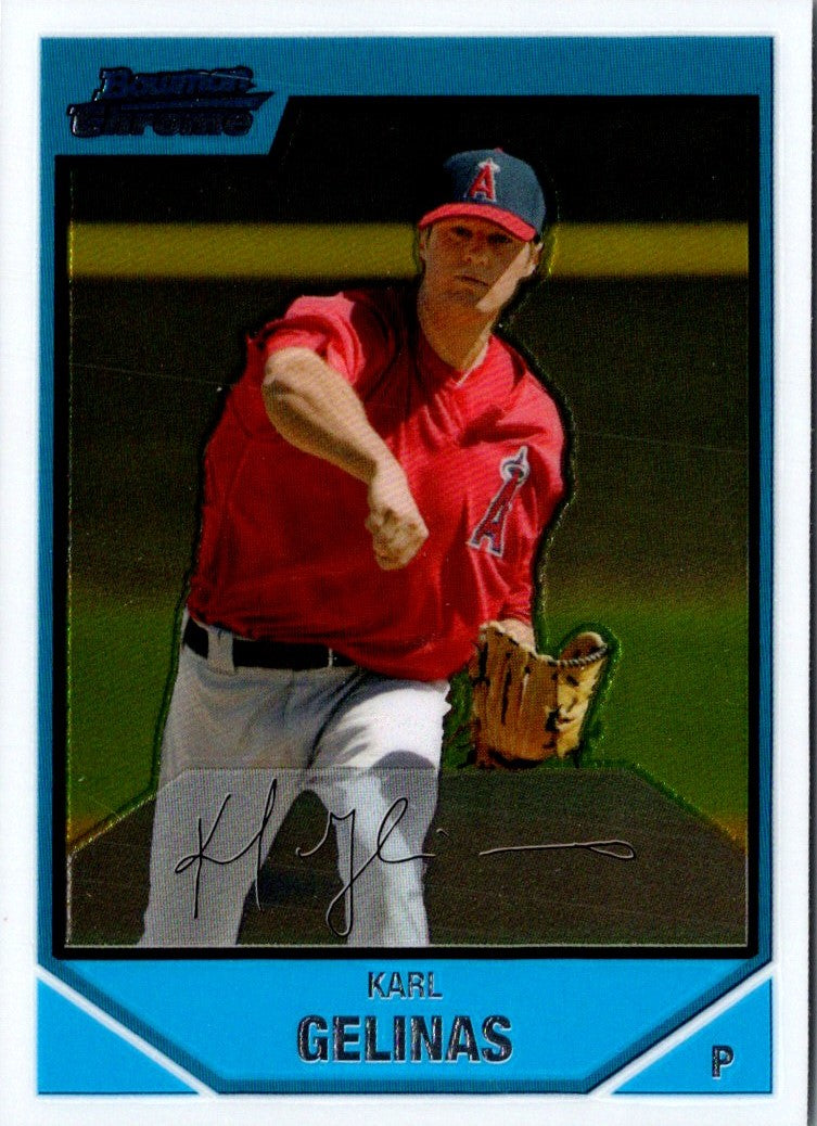 2007 Bowman Chrome Prospects Karl Gelinas