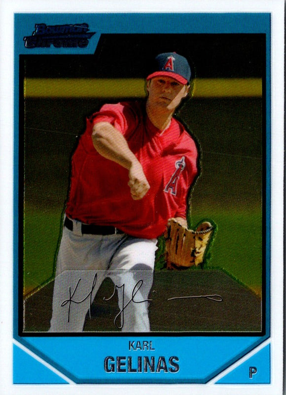 2007 Bowman Chrome Prospects Karl Gelinas #BC216