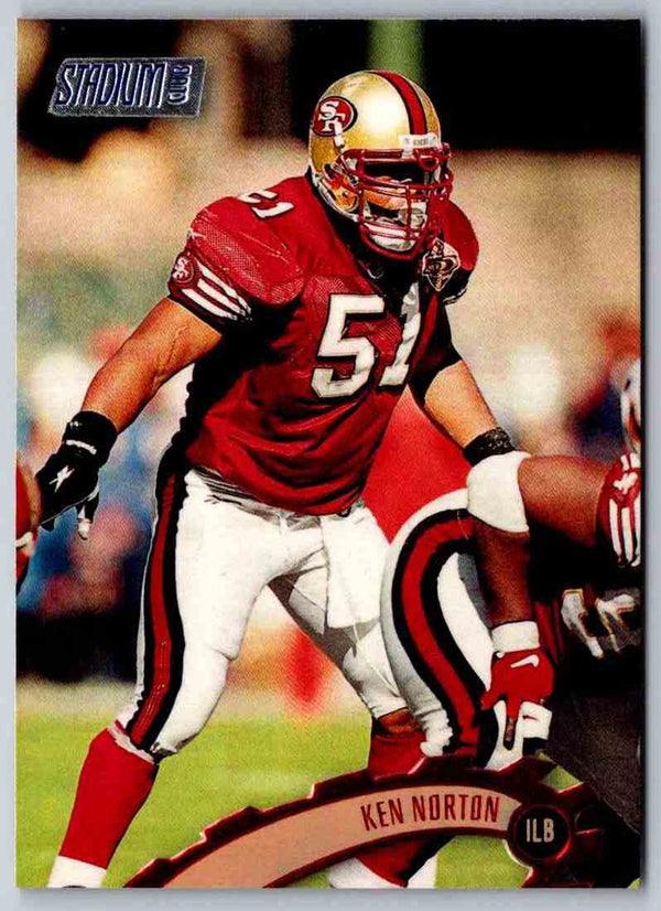 1997 Topps Stadium Club Football Ken Norton #255