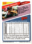 1993 Topps Geno Petralli