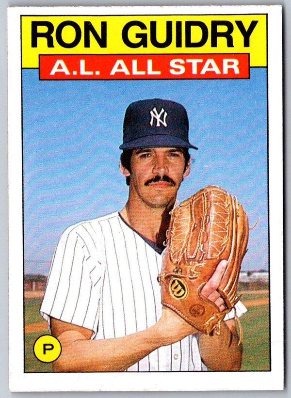 1986 Topps Ron Guidry #721