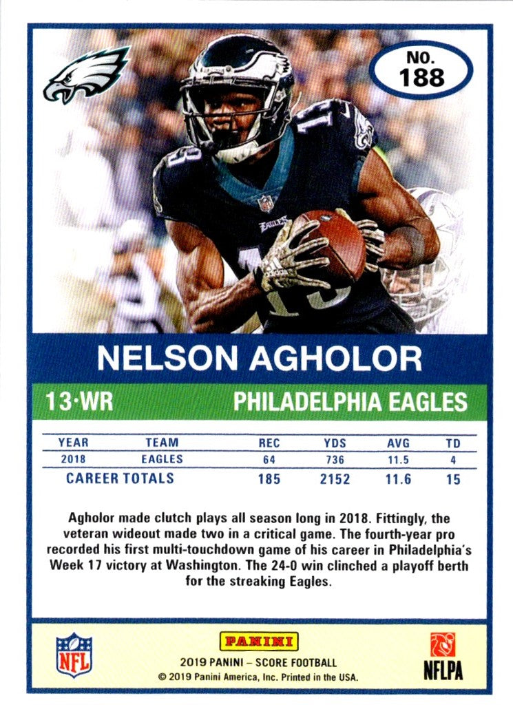 2019 Score Nelson Agholor