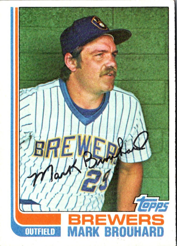 1982 Topps Mark Brouhard #517 Rookie